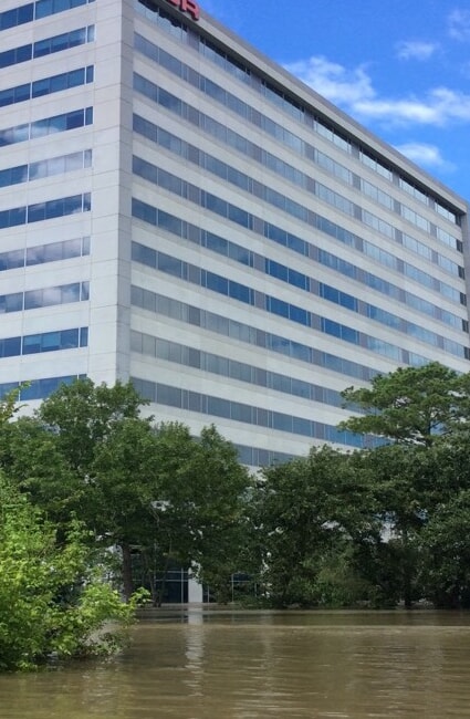 Hurricane Harvey Office Flooding